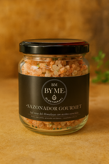 Sal del Himalaya Grano con Aceites esenciales